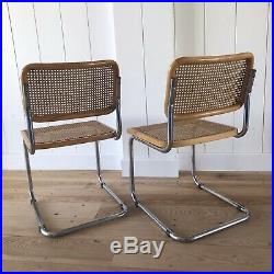 1 chaise cannée design Marcel Breuer modèle B32 vintage 1970 1980
