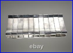 11 Porte Couteaux Collection Gallia Art Déco Métal Argenté Modèle ARABESQUE