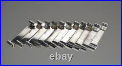 11 Porte Couteaux Collection Gallia Art Déco Métal Argenté Modèle ARABESQUE