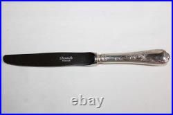 11 couteaux à dessert CHRISTOFLE modèle Marly, métal argenté, long. 19.5 cm