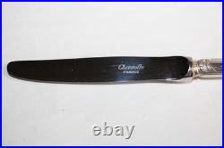 11 couteaux à dessert CHRISTOFLE modèle Marly, métal argenté, long. 19.5 cm