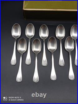 11 cuillères à café Moka Christofle en métal argenté modèle ALBI 10 cm +boite