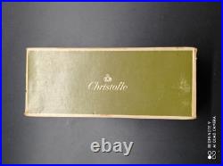 11 cuillères à café Moka Christofle en métal argenté modèle ALBI 10 cm +boite