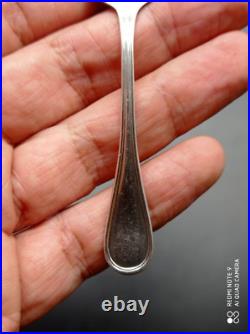 11 cuillères à café Moka Christofle en métal argenté modèle ALBI 10 cm +boite