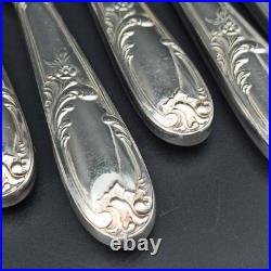 12 COUTEAUX DE TABLE EN MÉTAL ARGENTÉ ORBRILLE Modèle LOUIS XV dinner knives 12 COUTEAUX DE TABLE EN MÉTAL ARGENTÉ ORBRILLE Modèle LOUIS XV dinner knives