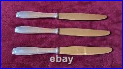 12 Couteaux Christofle de table Métal argenté modèle Citra Saigon 24,5cm