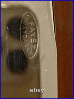 12 Couteaux SFAM Entremet Modèle Prenez Moi En Métal Argenté 21,8cm