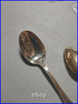 12 Cuilleres A Moka En Metal Argente Modele Albi Christofle