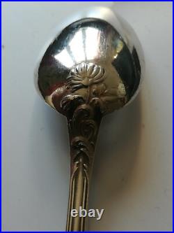 12 Cuillères à Moka CHRISTOFLE Métal Argenté Modèle Chrysanthème Très Bon Etat