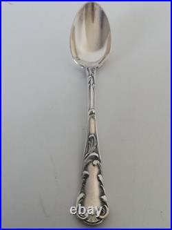 12 Cuillères à Moka CHRISTOFLE Métal Argenté Modèle Chrysanthème Très Bon Etat