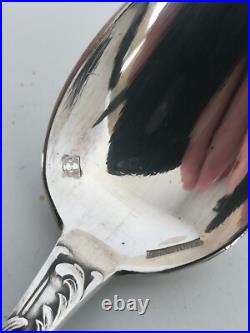 12 Cuillères à Moka CHRISTOFLE Métal Argenté Modèle Chrysanthème Très Bon Etat