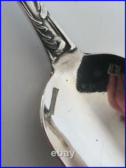 12 Cuillères à Moka CHRISTOFLE Métal Argenté Modèle Chrysanthème Très Bon Etat