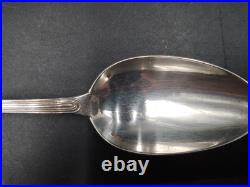 12 Cuillères à café CHRISTOFLE modèle Pompadour métal argenté + pince à sucre