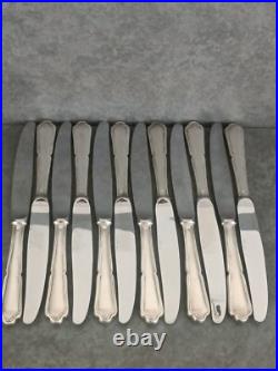 12 Grands Couteaux, Guy Degrenne, Métal argenté Modèle (Spatours)