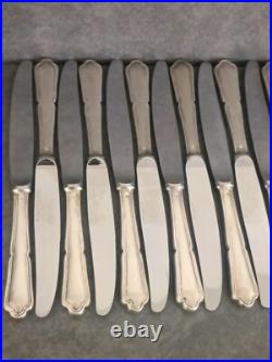12 Grands Couteaux, Guy Degrenne, Métal argenté Modèle (Spatours)