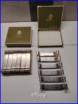 12 Porte Couteaux Christofle modèle Gallia en Métal Argenté
