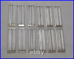 12 Porte-couteaux En Metal Argente De Christofle Modele Ondulations Luc Lannel