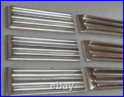 12 Porte-couteaux En Metal Argente De Christofle Modele Ondulations Luc Lannel
