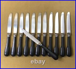 12 couteau à entremet CHRISTOFLE modèle BEARN / CLUNY acier (no métal argenté)