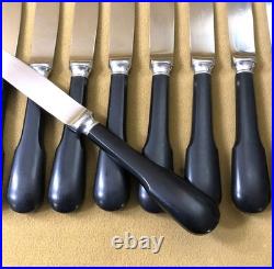 12 couteau à entremet CHRISTOFLE modèle BEARN / CLUNY acier (no métal argenté)