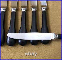 12 couteau à entremet CHRISTOFLE modèle BEARN / CLUNY acier (no métal argenté)