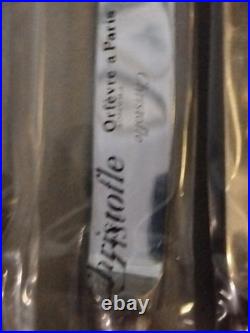 12 couteaux CHRISTOFLE modèle SPATOURS métal argenté