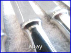 12 couteaux à dessert metal argente Alfenide modèle Tosca dessert knives