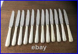 12 couteaux à entremet CHRISTOFLE Modèle AMERICA Métal Argenté Couvert Ménagère