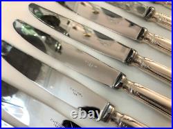 12 couteaux à entremet ERCUIS métal argenté Modèle LAURIER couverts 20,5 cm gs