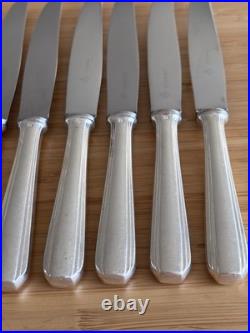 12 couteaux a entremets CHRISTOFLE modèle BORÉAL métal argenté