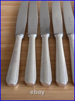 12 couteaux a entremets CHRISTOFLE modèle BORÉAL métal argenté