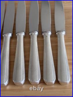 12 couteaux a entremets CHRISTOFLE modèle BORÉAL métal argenté 12 couteaux a entremets CHRISTOFLE modèle BORÉAL métal argenté