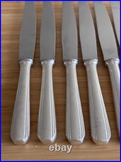 12 couteaux a entremets CHRISTOFLE modèle BORÉAL métal argenté