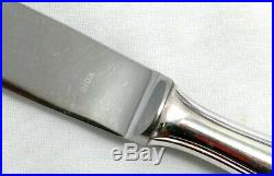 12 couteaux de table métal argenté modèle Contours, excellent état, écrin