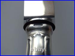 12 couteaux en métal argenté RENEKA modele ART DECO 12 pers 25 cm LOT 1