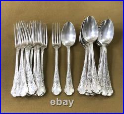 12 couverts à entremet CHRISTOFLE modèle GRAPPE DE RAISIN métal argenté 18,5 cm