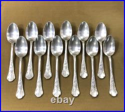 12 couverts à entremet CHRISTOFLE modèle GRAPPE DE RAISIN métal argenté 18,5 cm