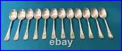 12 couverts a entremets CHRISTOFLE modèle BORÉAL métal argenté 18cm table
