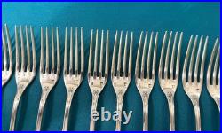 12 couverts a entremets LIBERTY modèle TULIPES métal argenté VICTOR SAGLIER 18,5
