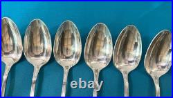 12 couverts a entremets LIBERTY modèle TULIPES métal argenté VICTOR SAGLIER 18,5