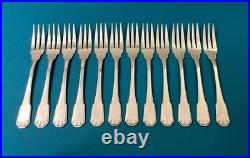 12 couverts a poisson BOULENGER modèle JANE métal argenté ART DÉCO couteau