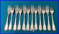 12 couverts a poisson BOULENGER modèle JANE métal argenté ART DÉCO couteau
