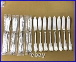 12 couverts à poisson CHRISTOFLE modèle COQUILLE VENDOME métal argenté TB ETAT