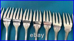 12 couverts à poisson ERCUIS modèle LAURIERS métal argenté couteau fourchette