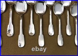 12 cuillère à glace CHRISTOFLE modèle CLUNY métal argenté 12,8 cm Pelle à sorbet