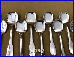 12 cuillère à glace CHRISTOFLE modèle CLUNY métal argenté 12,8 cm Pelle à sorbet