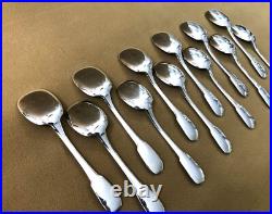 12 cuillère à glace CHRISTOFLE modèle CLUNY métal argenté 12,8 cm Pelle à sorbet