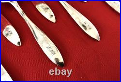 12 cuillères à dessert / entremet CHRISTOFLE métal argenté Modèle ATLANTIQUE