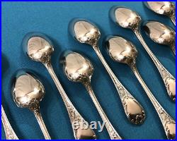 12 cuillères à moka / café expresso CHRISTOFLE modèle MARLY métal argenté 10 cm