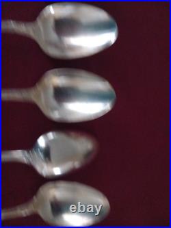 12 cuillères a moka en métal argenté Christofle modèle Marly